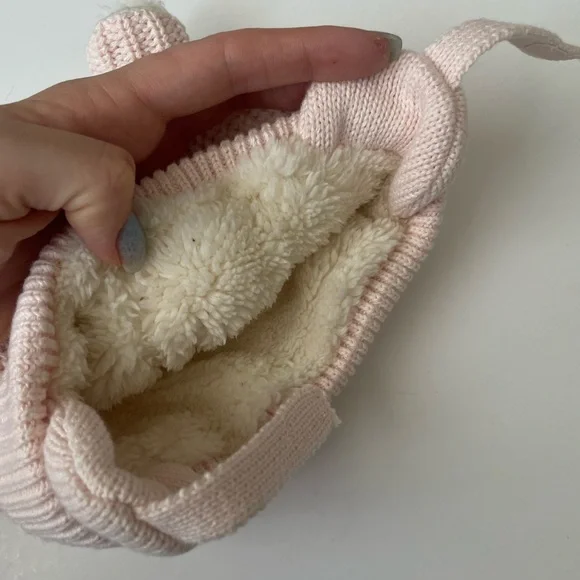 Mayoral Newborn Ecofriends Winter Puffer Coat 6-9 & Knit Boots